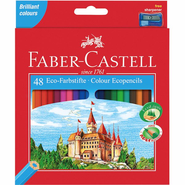 Kredki 48-kol. zamek, Faber-Castell