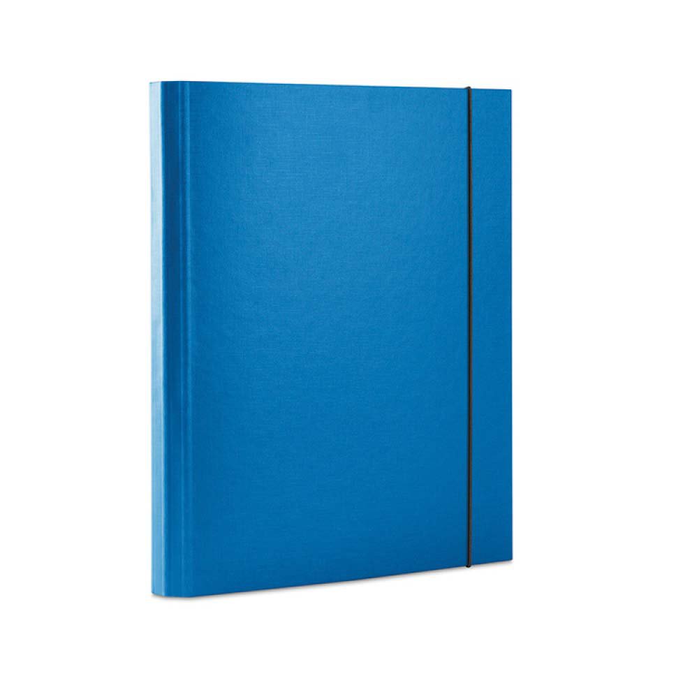 Teczka z gumką OFFICE PRODUCTS, PP, A4/30, 3-skrz., niebieska