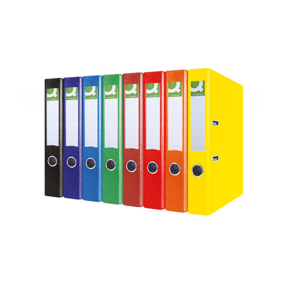Segregator Q-CONNECT Hero, PP, A4/55mm, żółty