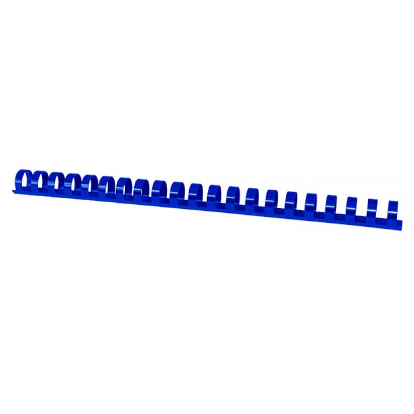 Grzbiety do bindowania OFFICE PRODUCTS, A4, 16mm (145 kartek), 100 szt., niebieskie