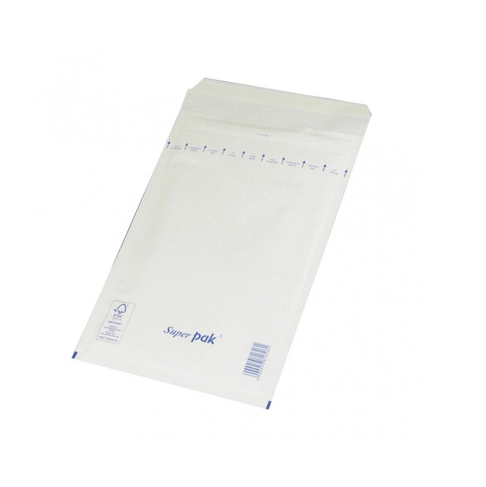 Koperty samoklejące z folią bąbelkową OFFICE PRODUCTS, HK, E15, 220x265mm/240x275mm, 100szt., białe
