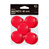 Magnesy 40mm czerwone (10 szt.)