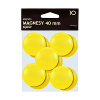 Magnesy 40mm żółte (10 szt.)