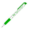 długopis SUPERFINE AUTOMAT w gwiazdki - zielony