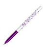 długopis SUPERFINE w gwiazdki - fioletowy