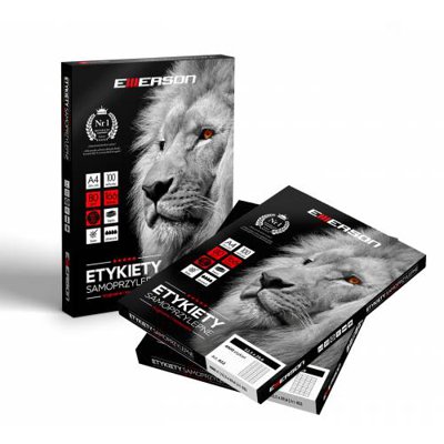 Etykiety Emerson A4 66,0 mm - 33,8 mm