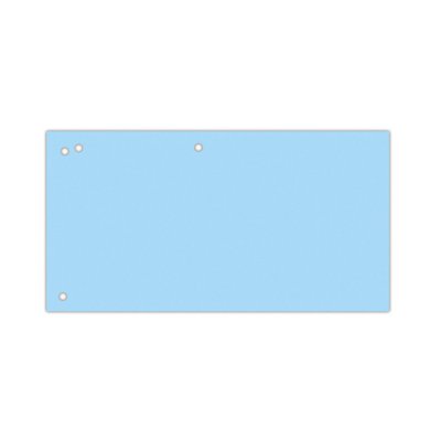 Przekładki OFFICE PRODUCTS, karton, 1/3 A4, 240x105mm, 100szt., niebieskie