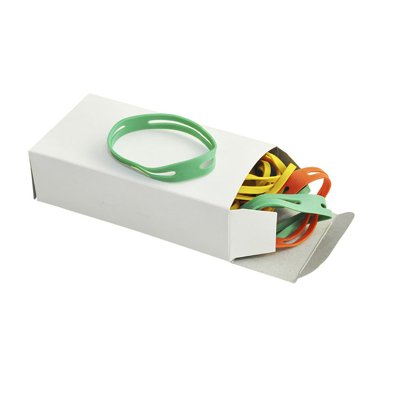 Gumki krzyżowe Q-CONNECT, 0,1kg, średnica 50mm, mix kolorów