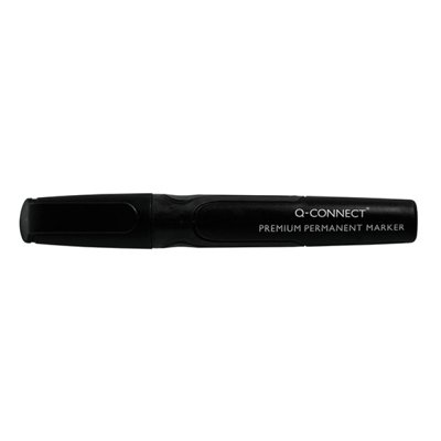 Marker permanentny Q-CONNECT Premium, gum. rękojeść, okrągły, 2-3mm (linia), czarny / KF26105