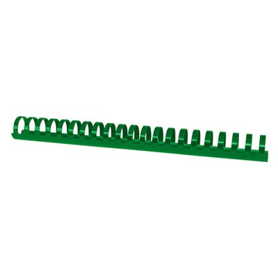 Grzbiety do bindowania OFFICE PRODUCTS, A4, 28,5mm (270 kartek), 50 szt., zielone