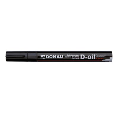 Marker olejowy DONAU D-Oil, okrągły, 2,8mm, czarny