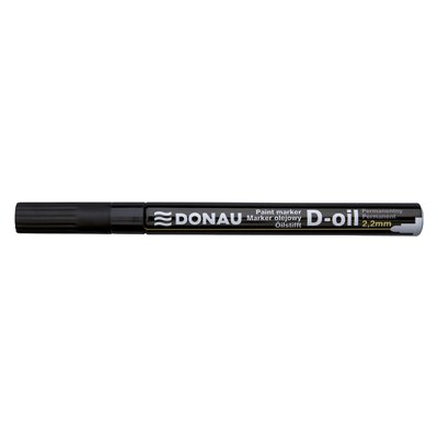 Marker olejowy DONAU D-Oil, okrągły, 2,2mm, czarny