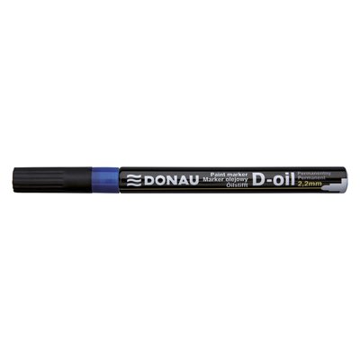 Marker olejowy DONAU D-Oil, okrągły, 2,2mm, niebieski