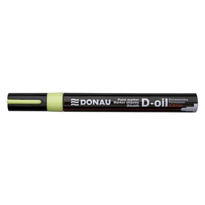 Marker olejowy DONAU D-Oil, okrągły, 2,8mm, żółty