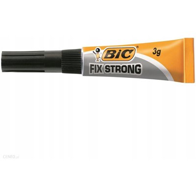 Klej sekundowy FIX STRONG blister 12szt. 9048264 BIC