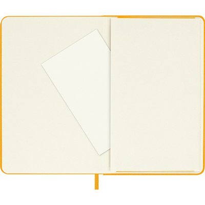 Notes MOLESKINE Classic P (9x14 cm), w linie, twarda oprawa, orange yellow, 192 strony, pomarańczowy