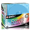 Dysk Emtec CD-R 80MIN/700MB 52x Colour SLIM (10)