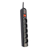 TRACER PowerGuard +  Black (5 gniazd)  5.0 m