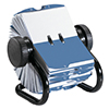 Wizytownik obrotowy na 400 wizytówek Rolodex, chrom Wizytownik obrotowy na 400 wizytówek Rolodex, chrom