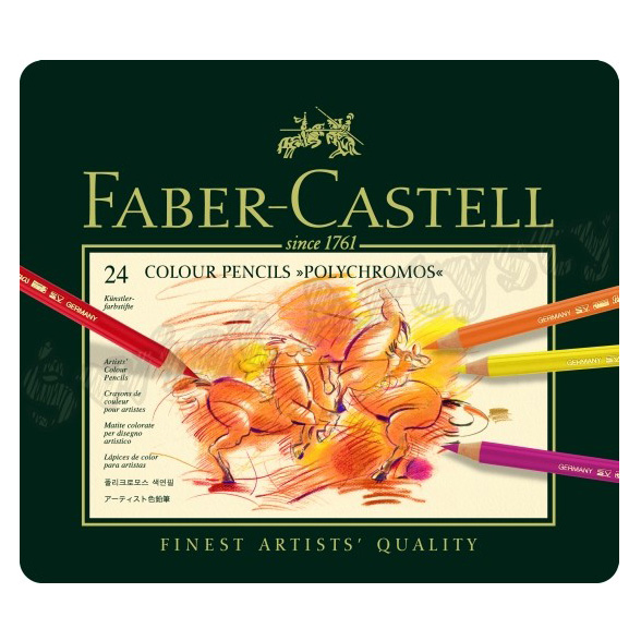 Kredki Polychromos Faber Castell 24 kol. 