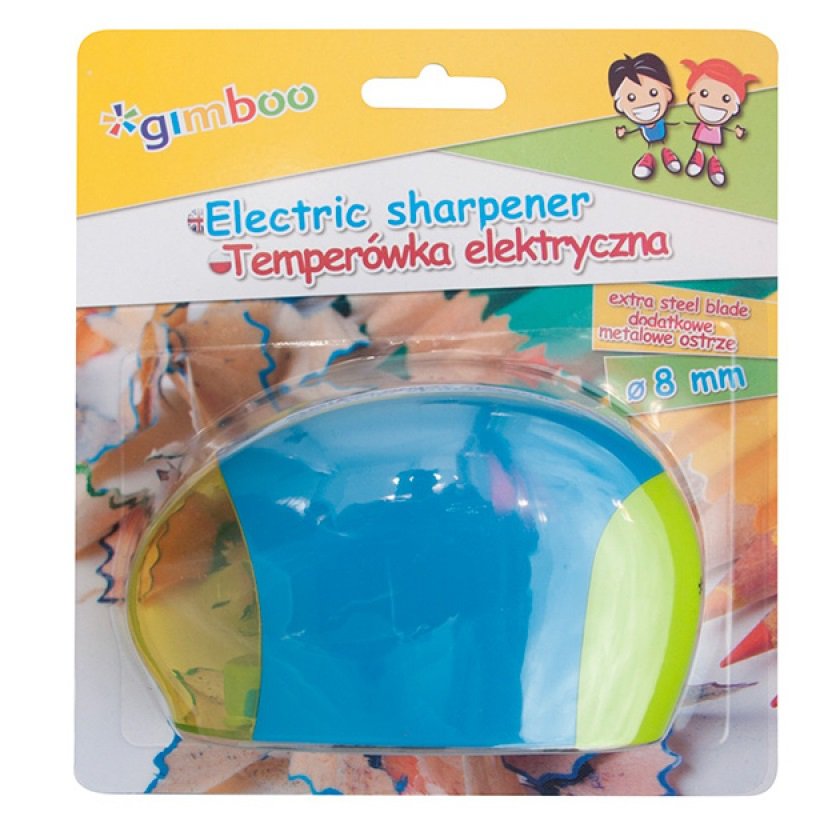 Temperówka elektryczna GIMBOO pojedyncza mix kolorów