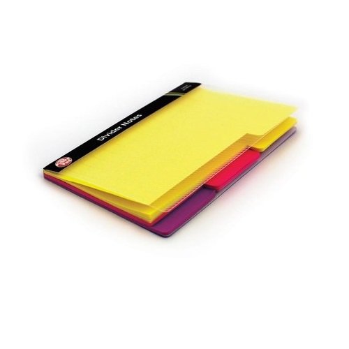 Notes z kartkami samoprzylepnymi i przekładką indeksującą, 60 kartek, 3 kolory Pukka Pad 