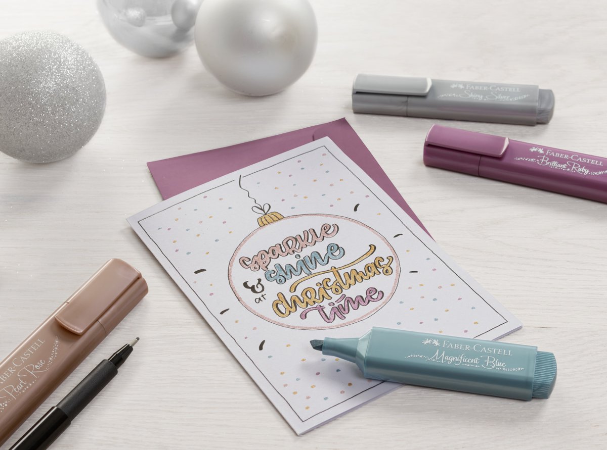 Zakreślacze metaliczne Faber-Castell 8 szt.