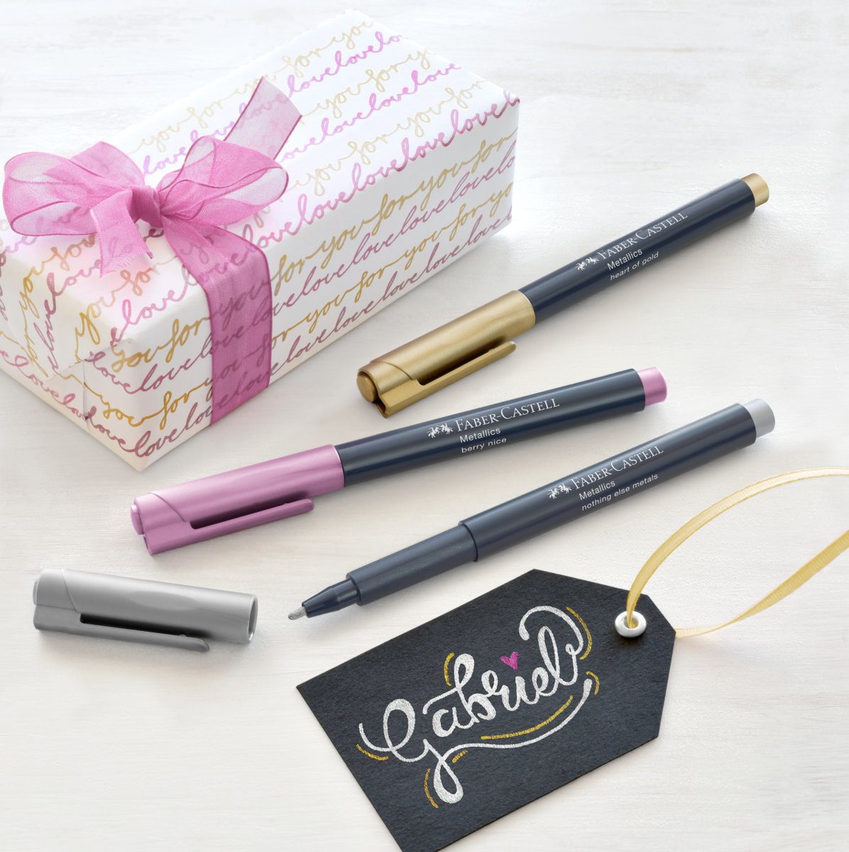PISAKI METALICZNE METALLICS 6 SZT FABER-CASTELL
