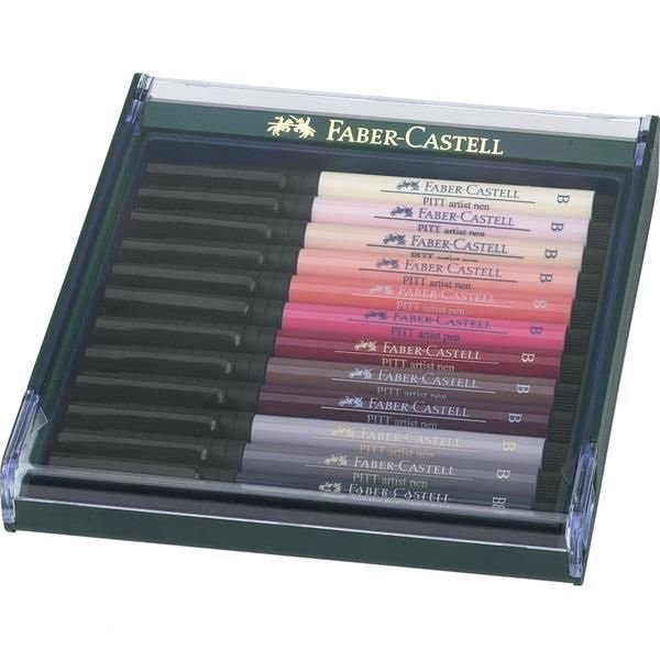 Pisaki artystyczne, Pitt Artist Pen Brush, 12 sztuk