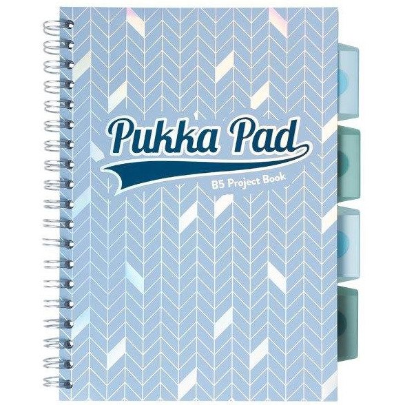 Kołozeszyt PROJECT BOOK GLEE B5 kratka jasnoniebieski 3021S-GLE, Pukka Pad