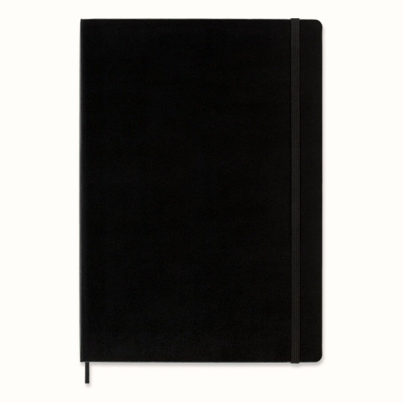 Notes MOLESKINE Classic A4 (21x29,7 cm) w kropki, twarda oprawa, 192 strony, czarny