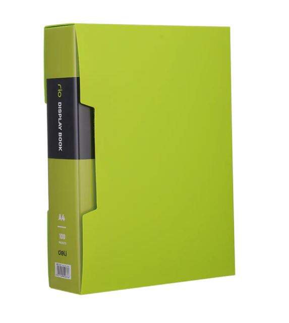 Album ofertowy A4 100 koszulek RIO zielony E5037 GREEN DELI Album ofertowy A4 100 koszulek RIO zielony E5037 GREEN DELI