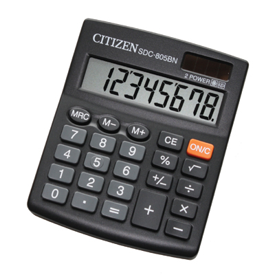 Kalkulator CITIZEN SDC-805BN biurkowy