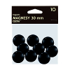 Magnesy 30mm czarne (10 szt.)