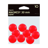 Magnesy 30mm czerwone (10 szt.)