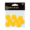 Magnesy 30mm żółte (10 szt.)