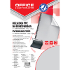 Okładki do bindowania Office Products PVC A4 200mikr. 100szt. szare transparentne