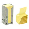 Ekologiczny bloczek samoprzylepny Post-It 76x76mm 16x100 kartek żółte