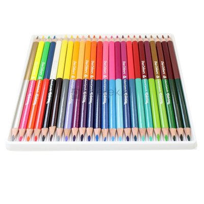 Kredki ołówkowe, dwustronne, 24 sztuki=48 kolorów