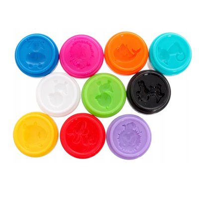 Masa plastyczna, 10 kolorów, Colorino Kids