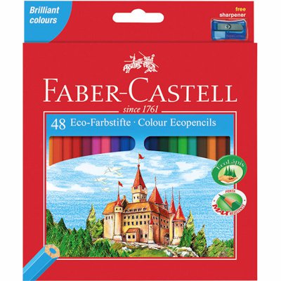 Kredki 48-kol. zamek, Faber-Castell