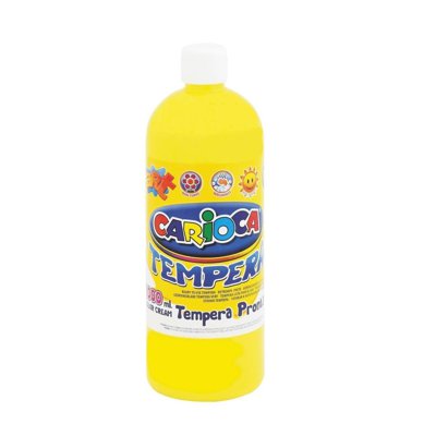 Farba Carioca tempera 1000 ml żółta (KO03/03)