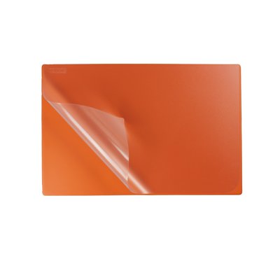 Podkładka na biurko z folią 38x58 orange BIURFOL 