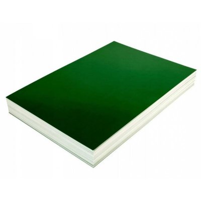 Okładka kartonowa do bindowania CHROMO A4 NATUNA zielona błyszcząca (100szt) 