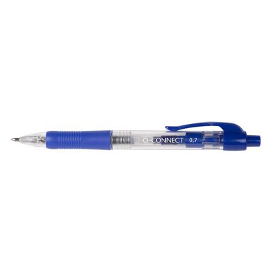 Długopis automatyczny Q-CONNECT 0,7mm, niebieski