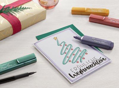 Zakreślacze metaliczne1546 Faber-Castell 4 szt