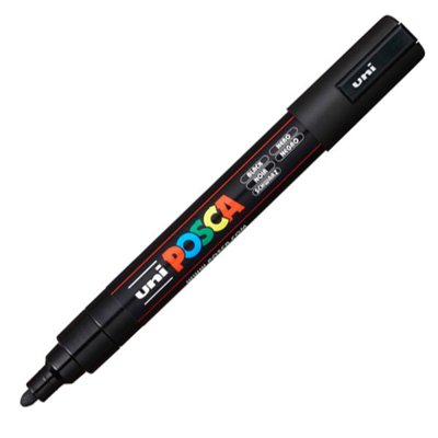 Marker pigmentowy Posca PC-5M czarny