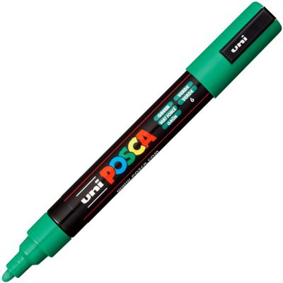 Marker pigmentowy Posca PC-5M zielony