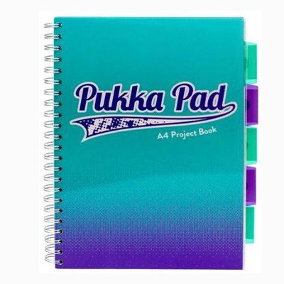 Kołonotes Project Book Fusion A4 kratka morski, Pukka Pad 