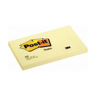 Bloczek samoprzylepny Postit®, żółty, 76x127 